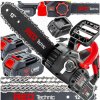 RED TECHNIC RTPAK0124 aku reťazová píla 21 V, 2× batéria 4 Ah