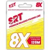 Splétaná šnůra Sert 8X SRT Fluo Yellow 135m - 0,18 mm