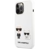 Karl Lagerfeld gumené Apple iPhone 13 Pro biele