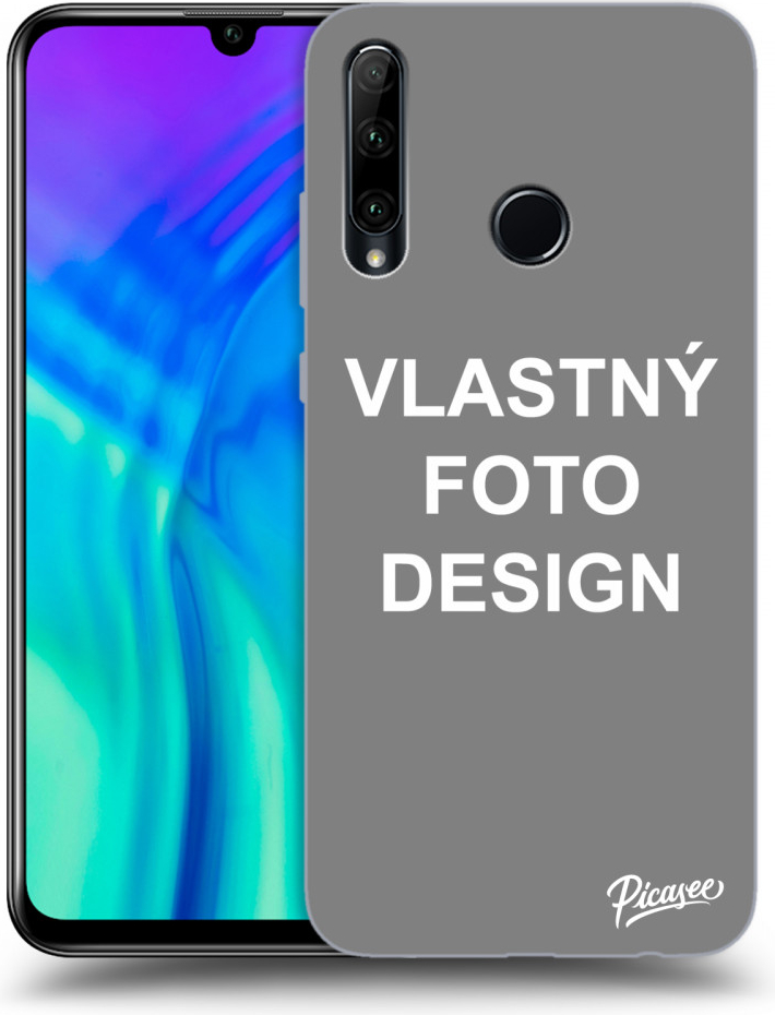 Picasee silikónové Honor 20 Lite Vlastný design/motiv čierne