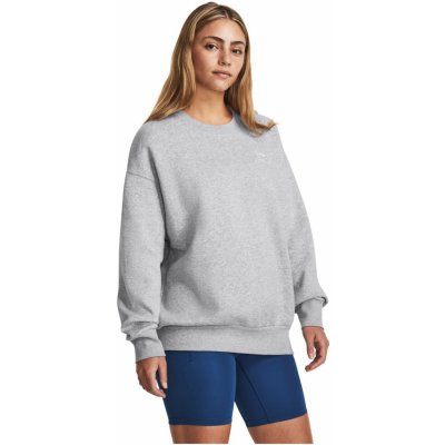 Under Armour ESSENTIAL FLC OS CREW 1379475 012 sivá