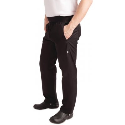 Chef Works pánske ľahké úzke nohavice čierne