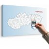 Obraz na korku mapa Slovenskej republiky