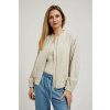 Women's jacket MOODO - beige šedá | svetlomodrá | krémová XL Moodo 5904152451305