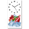 Moderné hodiny nástenné Gratánové jablko 30x60 cm