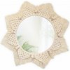 Nástenné pletené zrkadlo BOHO 50 cm
