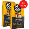 HAPPY DOG Dogs favorit Chunks with Chicken 2x15 kg