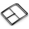 Kovová spona / opasková pracka, prievlak 40 mm - 1 ks 4 nikel čierny