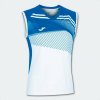 Joma Dámsky dres SUPERNOVA II T-SHIRT WHITE-ROYAL SLEEVELESS Veľkosť: L