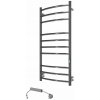 Elektrický kúpeľňový radiátor Elna-Service 168 W 480 x 955 mm strieborný