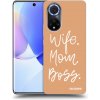 Picasee silikónový čierny obal pre Huawei Nova 9 - Boss Mama