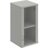 Policová skriňa Strong, P, horná, 40x76,8x40 cm, sivá/sivá