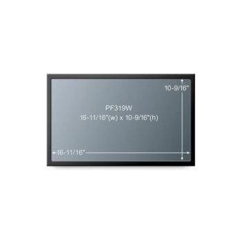 3M čierný rámový privátný filter na LCD 19" PF319