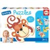 Baby puzzle Divoká zvěř 5v1 ((3-5 dílků))