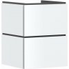 Hansgrohe Xilesa E Umývadlová skrinka, 62x48x47 cm, 2 zásuvky, matná biela 54291700-HG