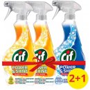 Cif Power&Shine Kúpeľňa čistiaci sprej + Power & Shine Kuchyňa 500 ml