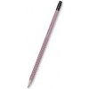 Grafitová tužka Faber-Castell Grip 2001 s pryží tvrdost B, rose shadows