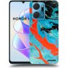 Picasee silikónový čierny obal pre Honor X7a - Blue Magma