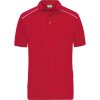 James & Nicholson Polokošile Solid JN 892, krátký rukáv, pánská COT02089200402-red M Červená