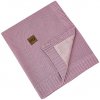Eko deka bambusová s velúrovou podšívkou Lilac