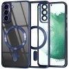 Techsuit Luxury Crystal MagSafe – puzdro na Samsung Galaxy S22 Plus 5G – tmavomodrý