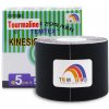 Temtex kinesio tape Tourmaline, čierna tejpovacia páska 5cm x 5m