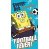 Detský uterák 35x65 SPONGEBOB futbal modrý