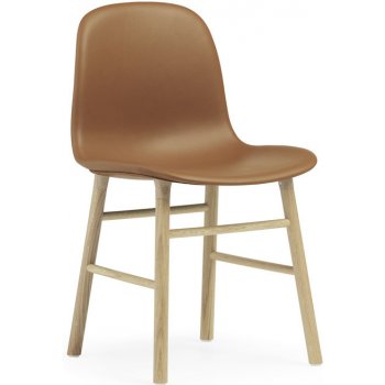 Normann Copenhagen Form Chair Ultra Leather hnedá / dub