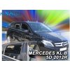 Deflektory - protiprievanové plexi Mercedes B W246 2011 - 2019 (+zadné)