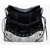 Dámský batůžek DESIGUAL 25WAKP11 2000 BACK SNAKE PATCH JERSEY 2.0 MINI 2000 BLACK velikost U