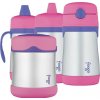 Thermos Dojčenská termoska (stupeň 1,2,3) + termoska na jedlo - ružová 290 ml