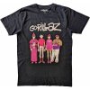 Gorillaz Tričko Cracker Island Standing Group Unisex Black 2XL