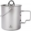 SILVERANT Titánový hrnček 750 ml s pokrievkou