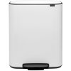 Pedálový odpadkový kôš BO 60 l, biela, Brabantia
