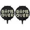 PARTYDECO Balón fóliový – game over, rozlúčka so slobodou, 45 cm, 2 ks 8595596329847