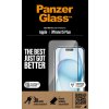 PanzerGlass - Tvrdené sklo UWF s aplikátorom pre Apple iPhone 15 Plus, čierna