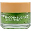 Prípravok na čistenie pleti L'Oréal Smooth Sugars Clear Scrub jemný čisticí cukrový peeling 50 ml