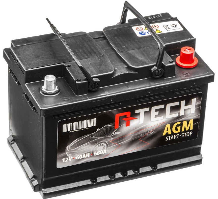 Batterie 12V 60Ah 560A AGM Start & Stop sans entretien pour VUL et