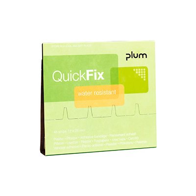 Plum QuickFix vodovzdorná náplasť - náhradné balenie 1 blister - 45 ks, 6 blistrov v krabičke, 48 ks v kartóne