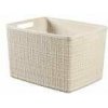 CURVER JUTE L 20L Košík 36 x 28 x 23 cm, béžový 01907-885