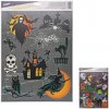 Okenná fólia halloween gliter HA001