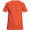 ČERVA Tričko s krátkym rukávom GARAI, oranžové, Varianta oranžová, Veľkosť S