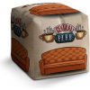 Sablio Taburet Cube Seriál Priatelia CENTRAL PERK Gauč: 40x40x40 cm