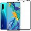 3x Picasee 3D tvrzené sklo s rámečkem pro Huawei P30 - černé - 2+1 zdarma 93012