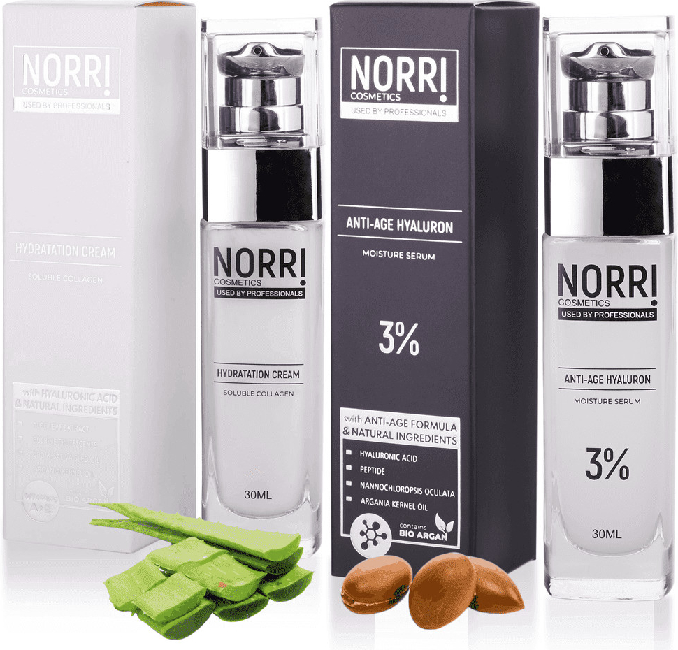 Norri Anti-age hyaluron 3% 30 ml + Hydratation cream 30 ml darčeková sada