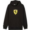 Pánska mikina cez hlavu Puma FERRARI SPORTSWEAR SHIELD HOODIE čierna 632787-01 - XXL