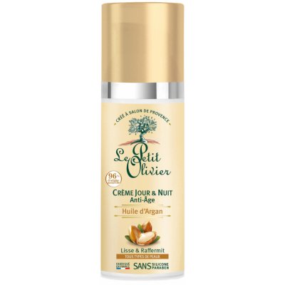 Le Petit Olivier denný a nočný krém proti vráskam s arganovým olejom (Anti-Aging Day & Night Cream) 50 ml