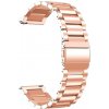 eses Masívny celokovový náhradný remienok pre smart hodinky 22 mm Farba: ružová zlatá (rose gold)