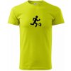 Orientačný beh muž-žena - Klasické pánske tričko vyššej gramáže - L ( Limetková )