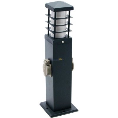 V-Tac | Vonkajšia lampa so zásuvkami 1xE27/13W/230V IP44 | VT0309